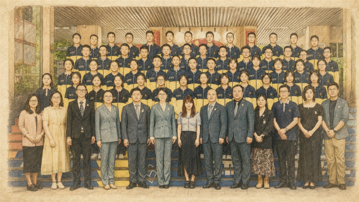 杭州市锦绣中学教师合影